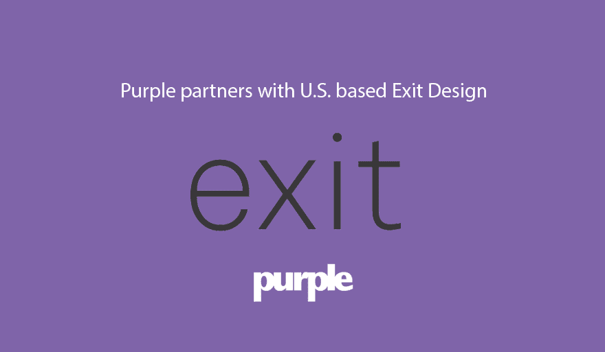 Purple partners with US-based Exit Design