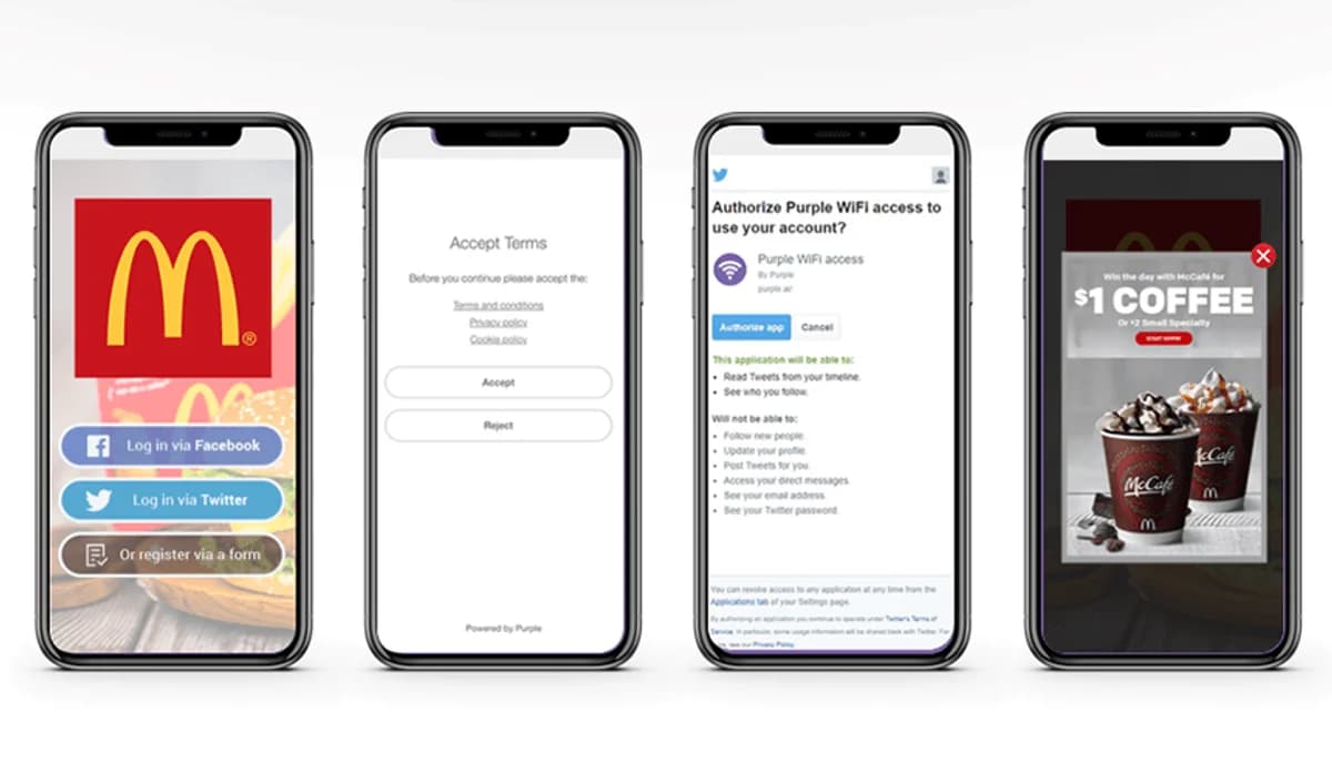 Social login for guest WiFi captive portals: 2026 guide | Purple
