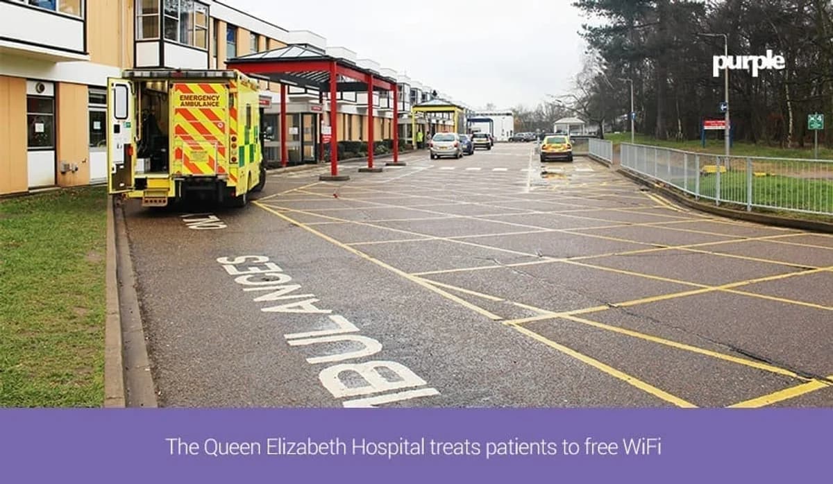 Queen Elizabeth Hospital treats patients to free WiFi
