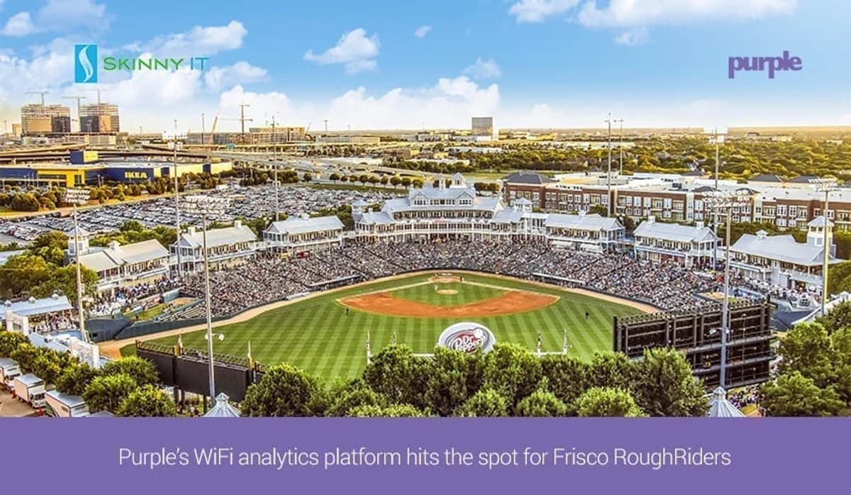 Purple's WiFi fanalytics platform hits the spot for Frisco RoughRiders