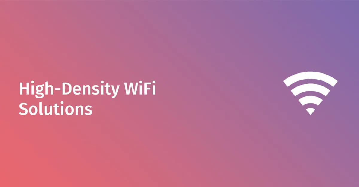 High-density WiFi design for public venues: AP planning guide