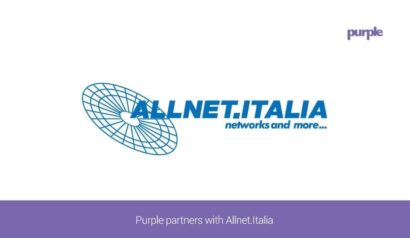 Purple partners with ALLNET.ITALIA to expand reach in the Italian market