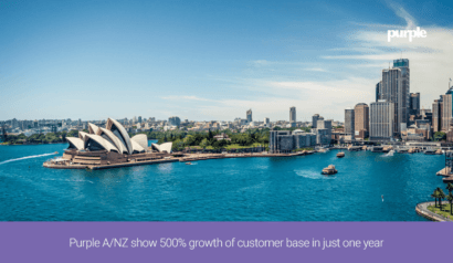 Purple A/NZ show 500% growth of customer base in just one year||