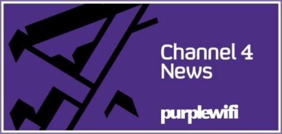 Channel 4 News features Purple WiFi