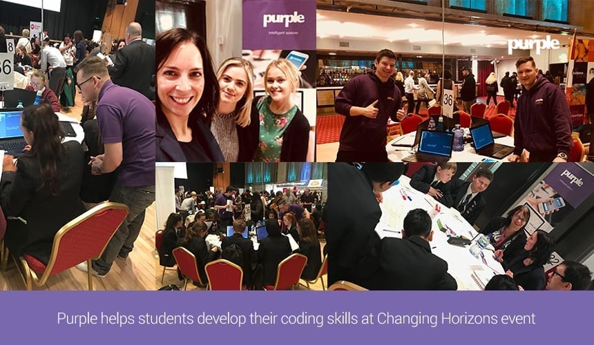 Purple helps students develop their coding skills at Changing Horizons event