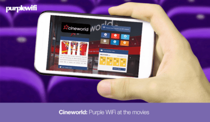 Purple WiFi at the movies with Cineworld