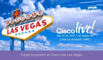 Purple to present at Cisco Live