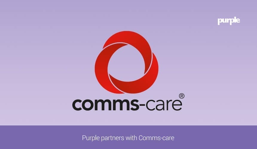 Purple Partners with Comms-care