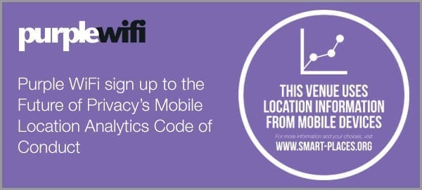 Purple WiFi sign up to the Future of Privacy Forum Mobile Location Code of Conduct