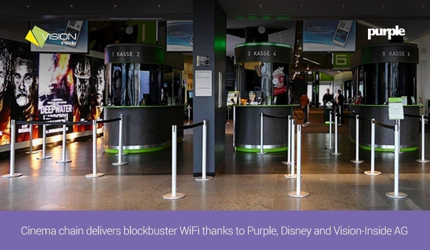 Cinema chain delivers blockbuster WiFi and customer engagement thanks to Purple