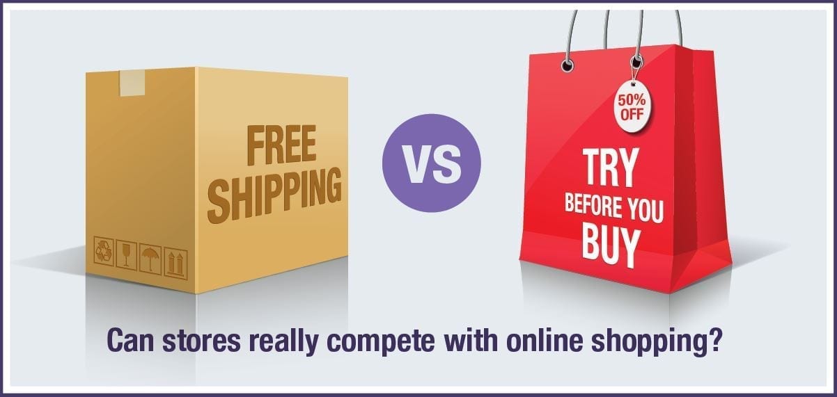 Can stores compete with online shopping?