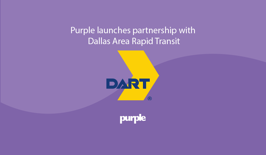 purple & dart announcement header