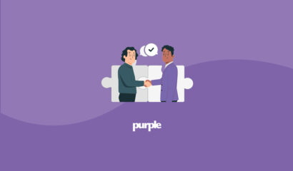 reducing telco churn with purple header|telecomunicaciones con vs. sin purple|gavin