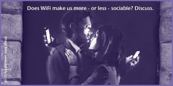 Does WiFi make us more or less sociable
