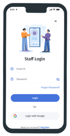 staff efficiency login portal