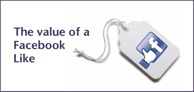 The value of a Facebook Like