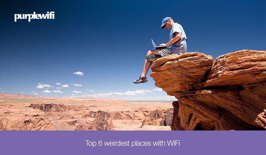 Top 6 weirdest places with WiFi