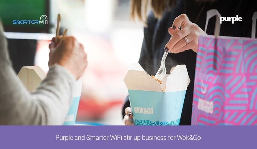 Purple and Smarter WiFi stir up business for Wok&Go