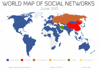 Social media usage around the world