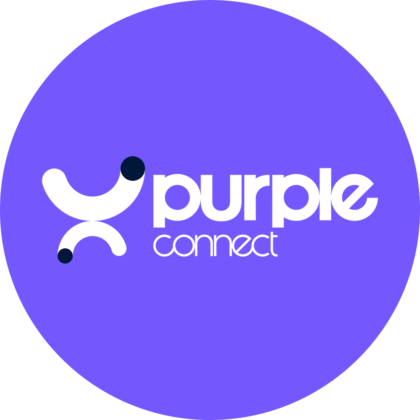 purple connect logo