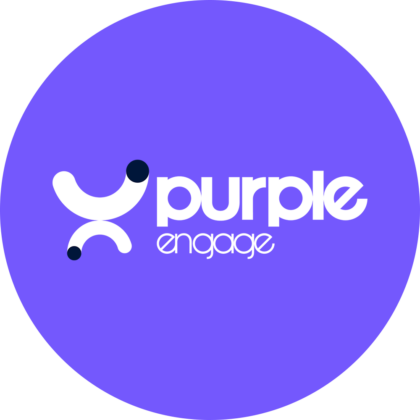 purple engage logo