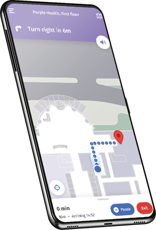 mobile app wayfinding