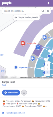 burger joint stadiums poi