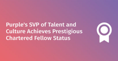 purple's svp of talent and culture achieves prestigious chartered fellow status