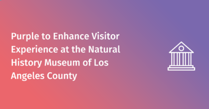 purple to enhance visitor experience at the natural history museum of los angeles county