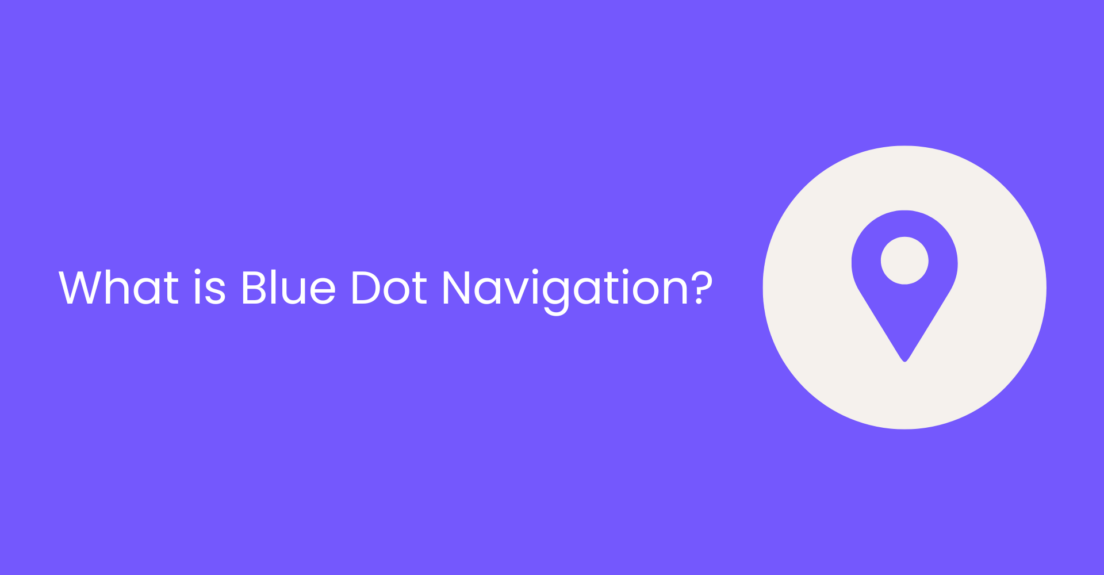 blue dot navigation new