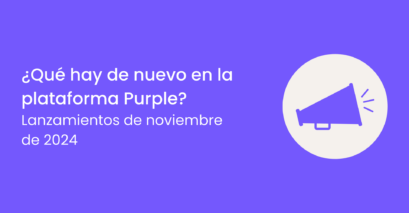 qué hay de nuevo en la plataforma purple