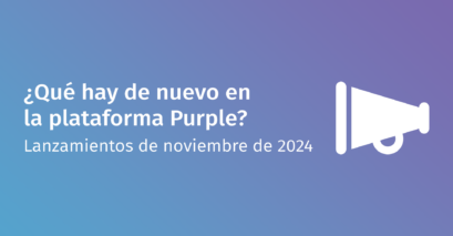 qué hay de nuevo en la plataforma purple